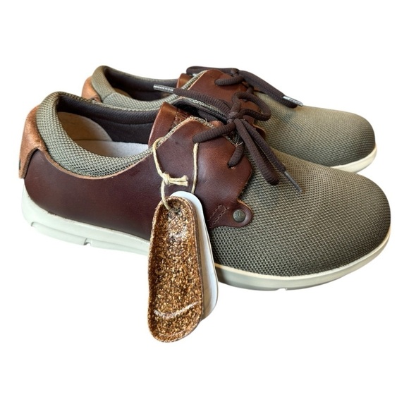 Birkenstock Minot Leather & Fabric‎ Mud/Brown Shoes 36 5-5.5 - Picture 5 of 10